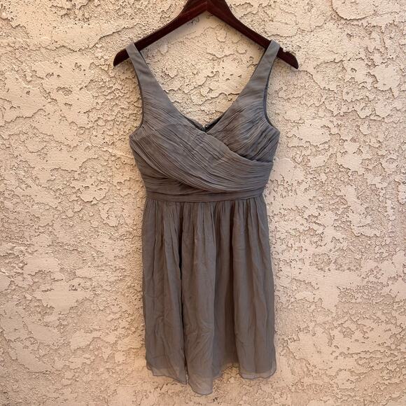 J. Crew Heidi Dress in Silk Chiffon Size 4 - Picture 2 of 6